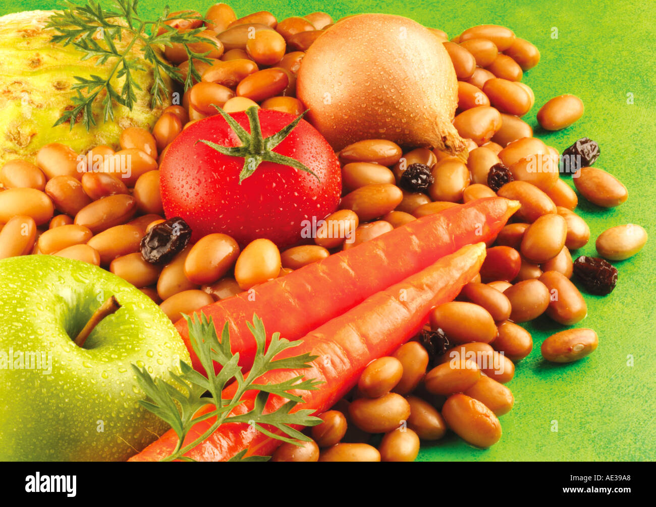 HEALTH FOODS Stock Photo