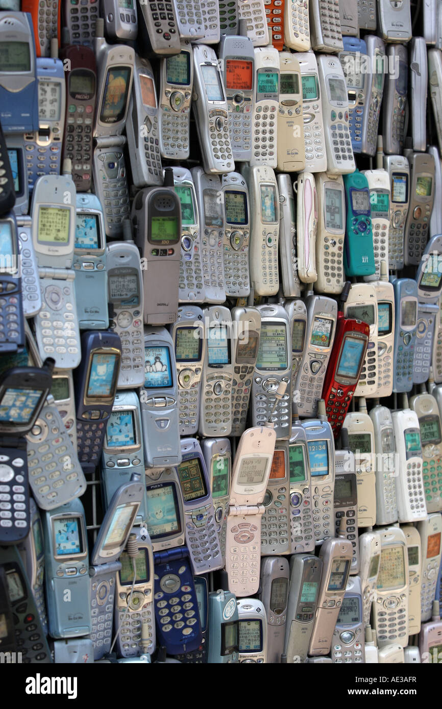 Mobile telephone shop in Edogawa Ku Tokyo Japan Stock Photo Alamy