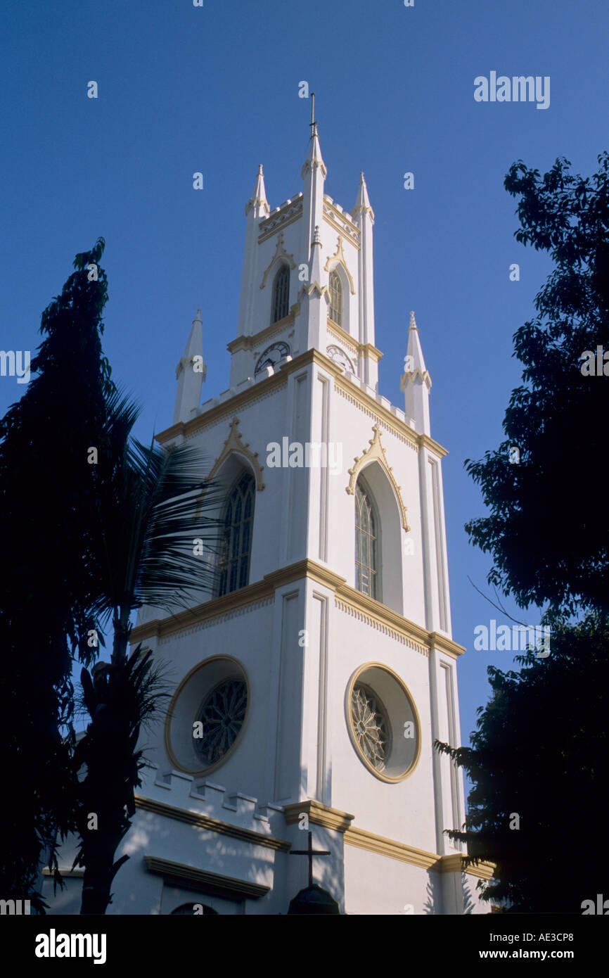 India Maharashtra Mumbai Bombay St Thomas Cathedral Stock Photo