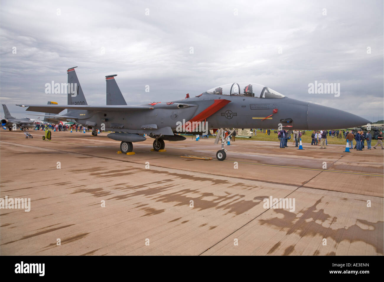 USA Air Force Boeing F 15E Strike Eagle Stock Photo