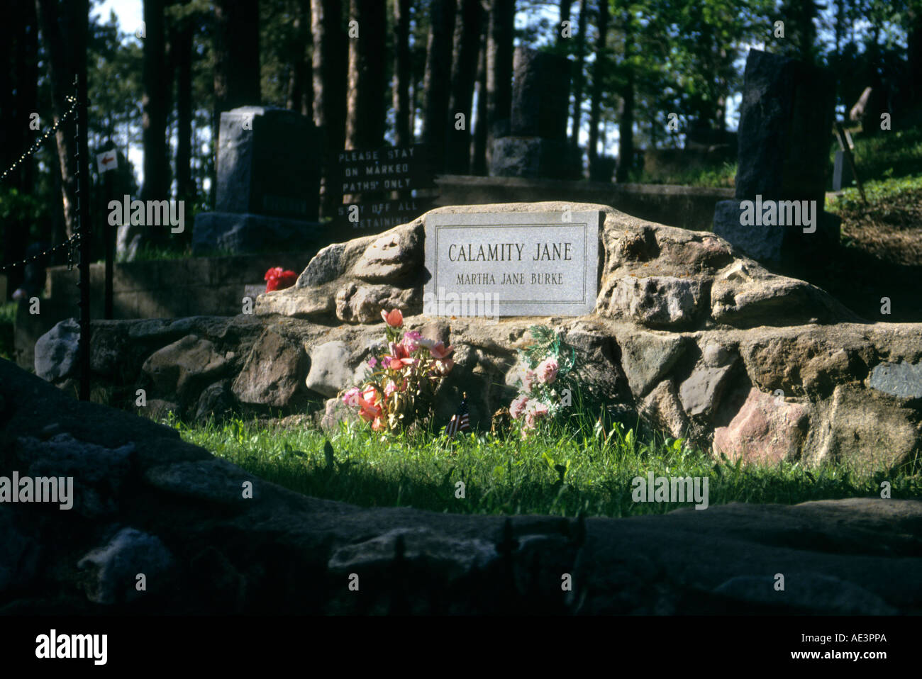 Grave Of Calamity Jane Stock Photo