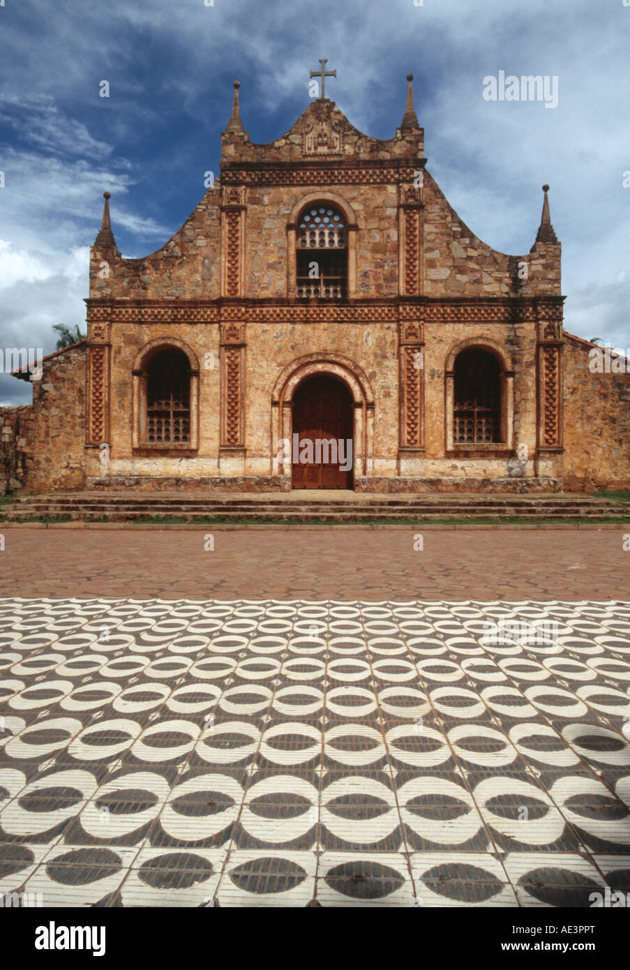 Jesuit Mission Church - San Jose de Chiquitos, Santa Cruz, BOLIVIA Stock Photo