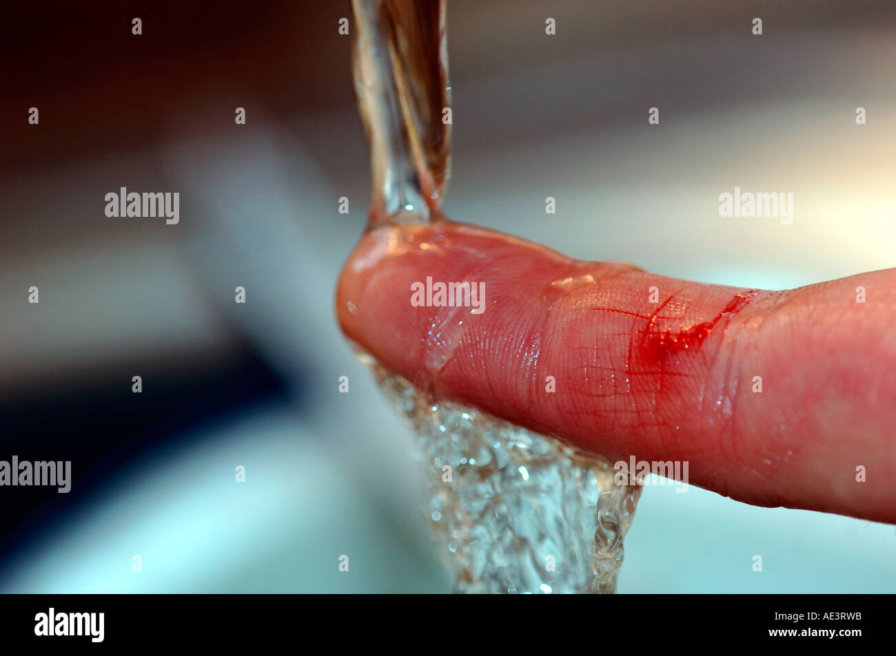 Cut finger blood hires stock photography and images Alamy