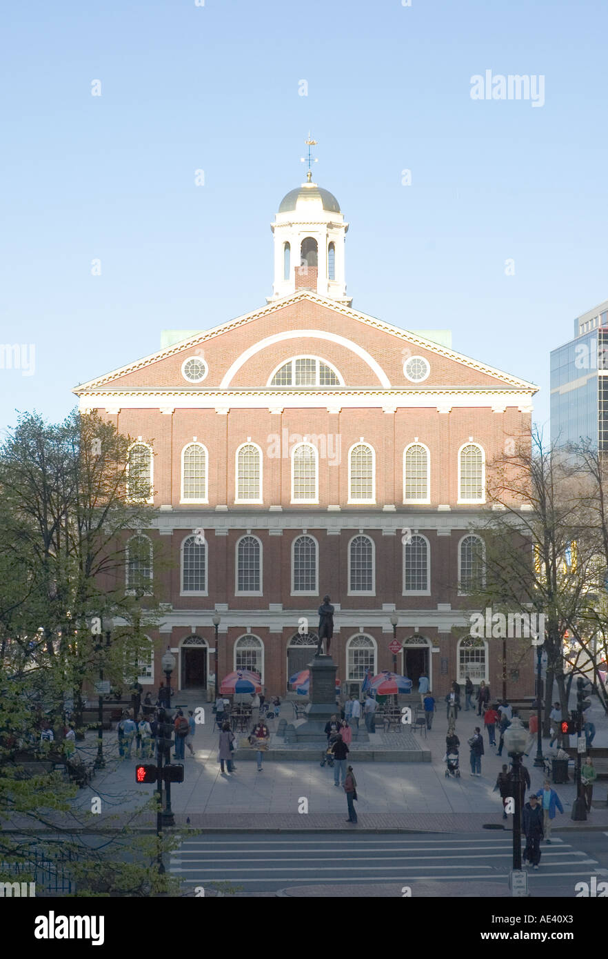 faneuil hall market place boston massachusetts Stock Photo Alamy