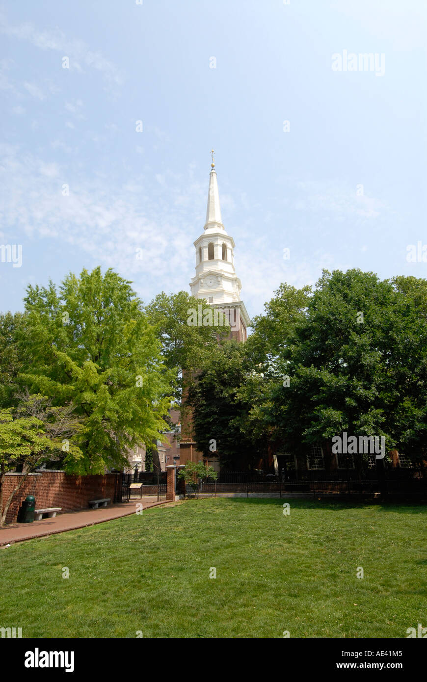 Historic Christ Church Philadelphia Pennsylvania PA USA Stock Photo Alamy