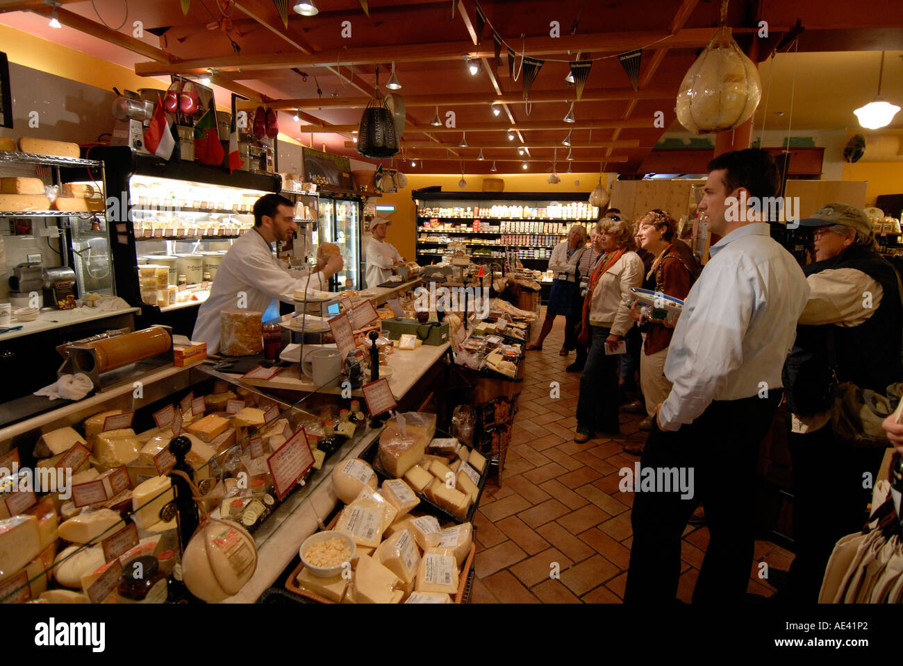 DiBruno Brothers cheese and gourmet food shop Tour learning about