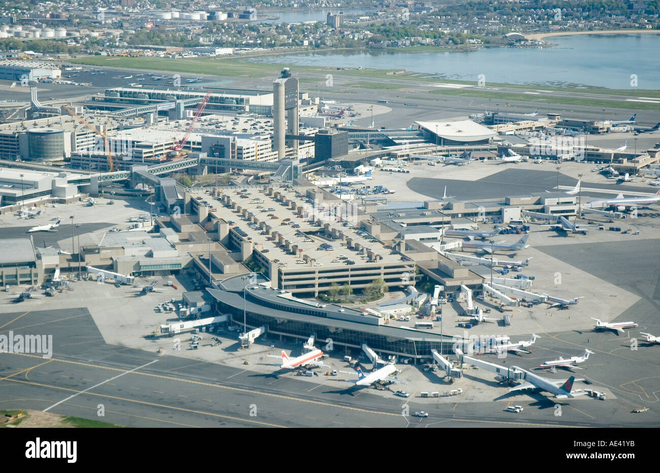 Logan Airport, Boston, Massachusetts Stock Photo - Alamy