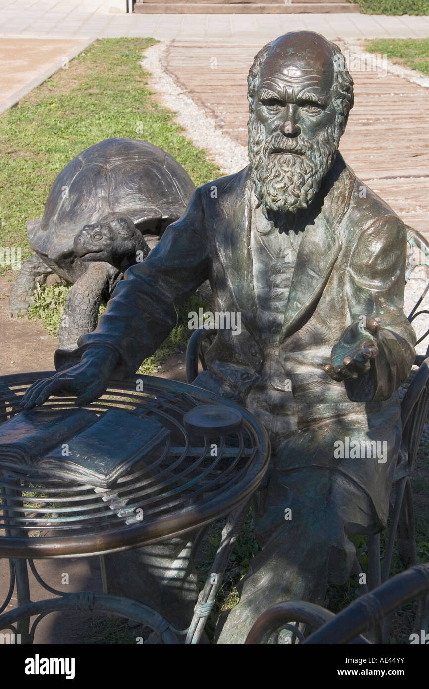 Sculpture of Darwin, Science Park, Granada, Andalucia, Spain, Europe Stock Photo