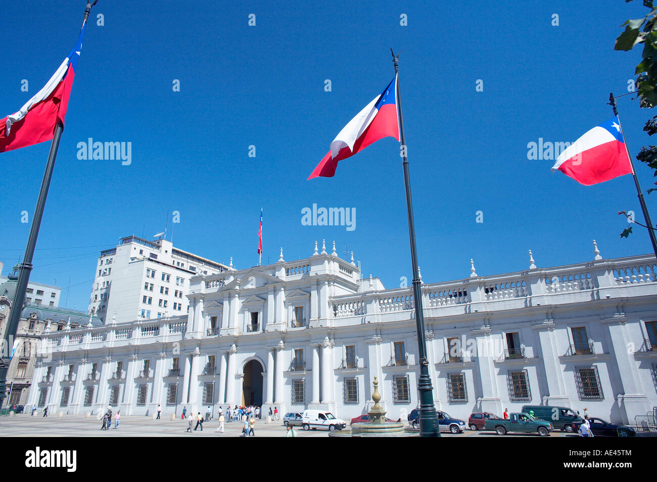 Palacio de la Moneda, Santiago de Chile, Santiago, Chile Stock Photo ...