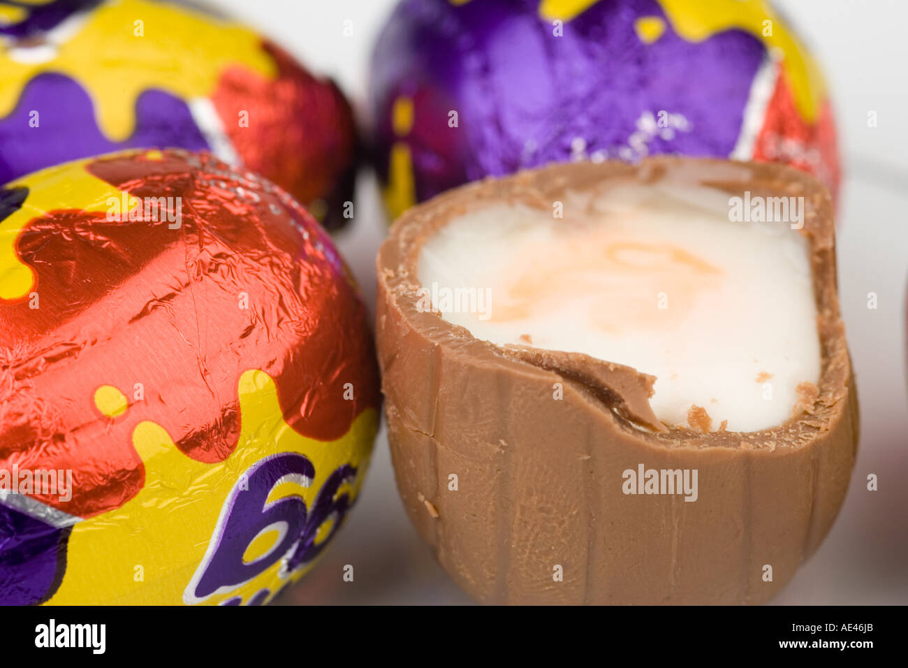 Cadburys Creme easter eggs Stock Photo Alamy