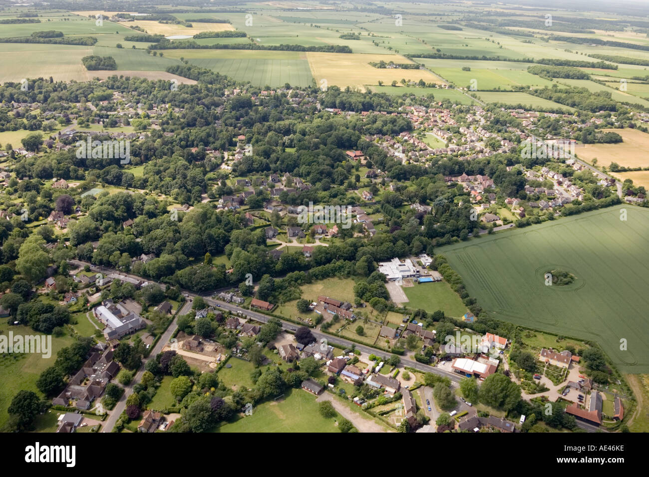 Great Barton village in suffolk as seen in June 2006 Stock Photo Alamy