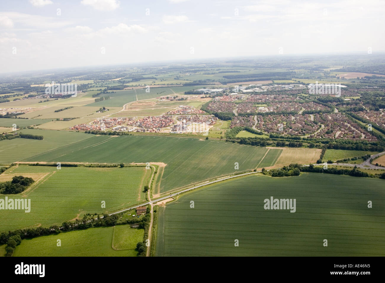 Aerial photo bury st edmunds hires stock photography and images Alamy