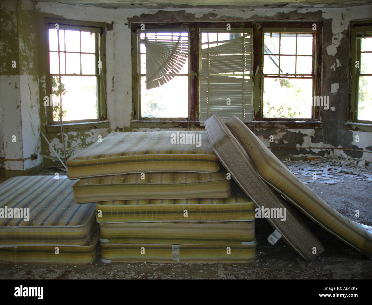 Derelict Upstate New York farm. United States of America. Stock Photo