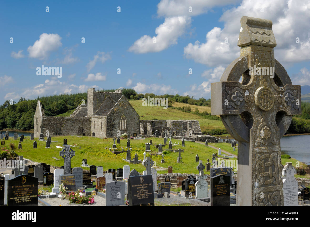 Burrishoole Abbey, near Newport, County Mayo, Connacht, Republic of