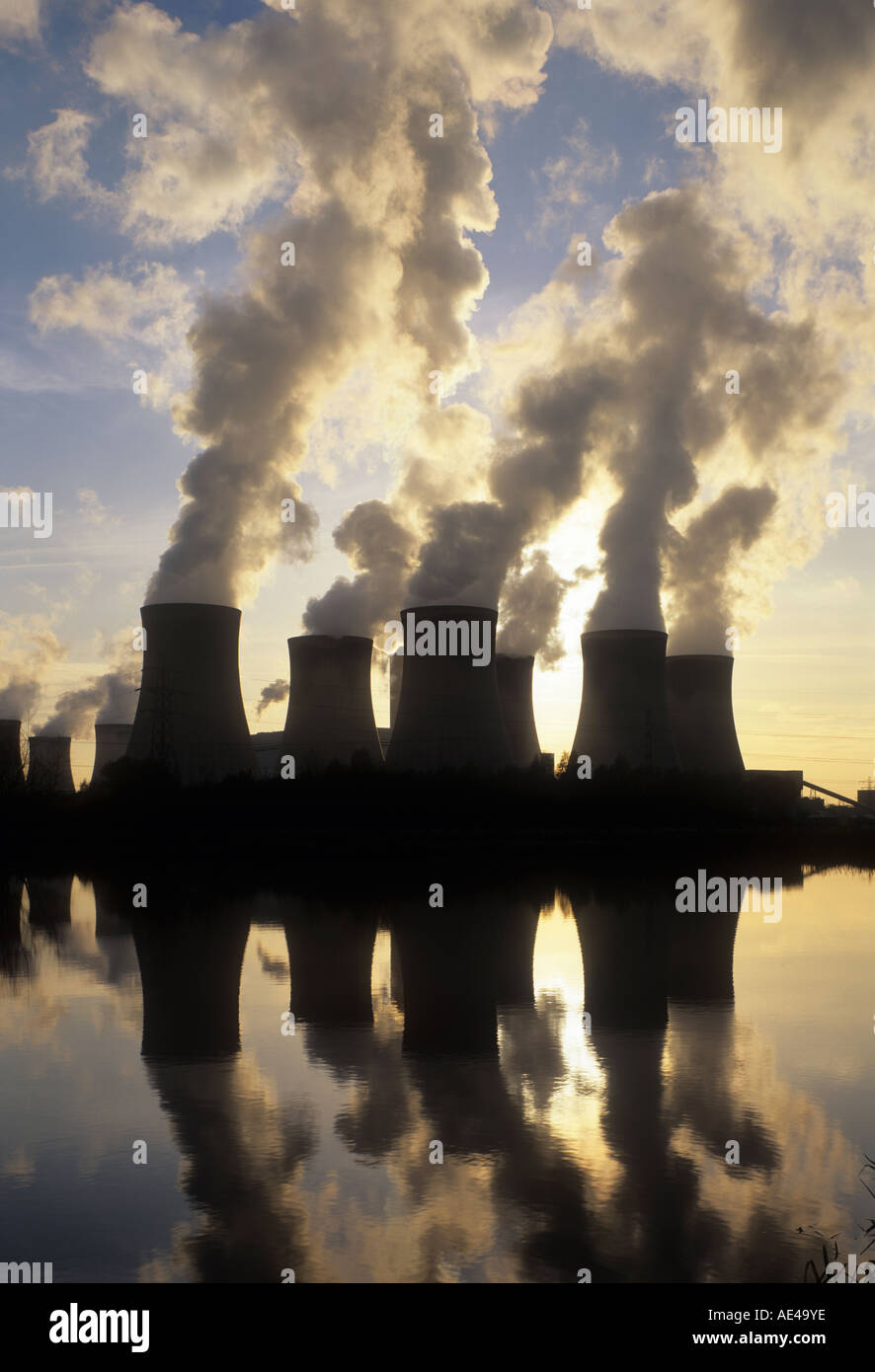Coal fired power station, Drax, Yorkshire, UK Stock Photo