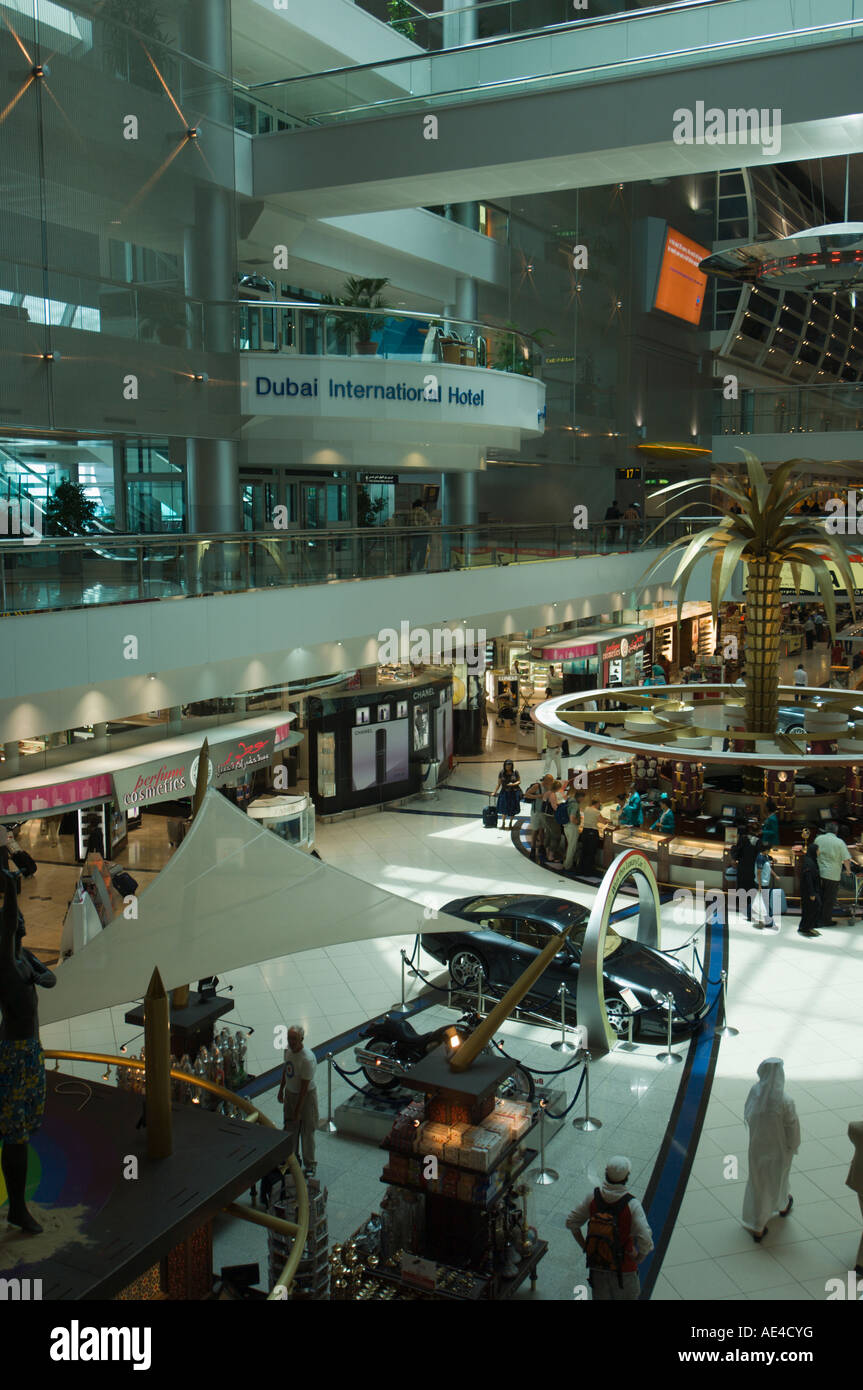 The Duty Free area at Dubai International Airport, Dubai, United Arab ...