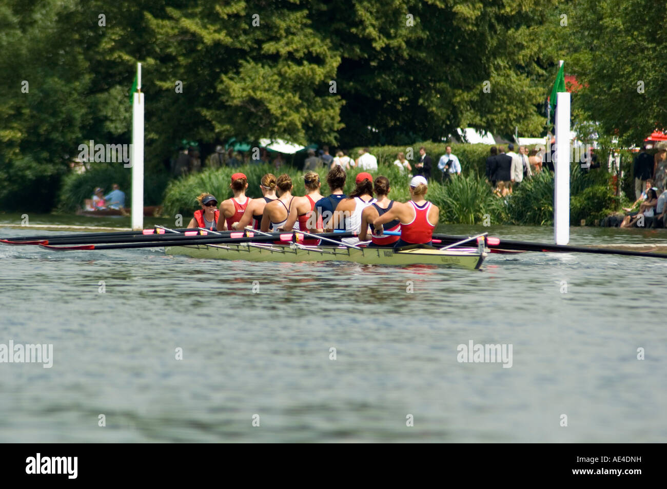 Rowing at the Henley Royal Regatta, Henley on Thames, England, United ...