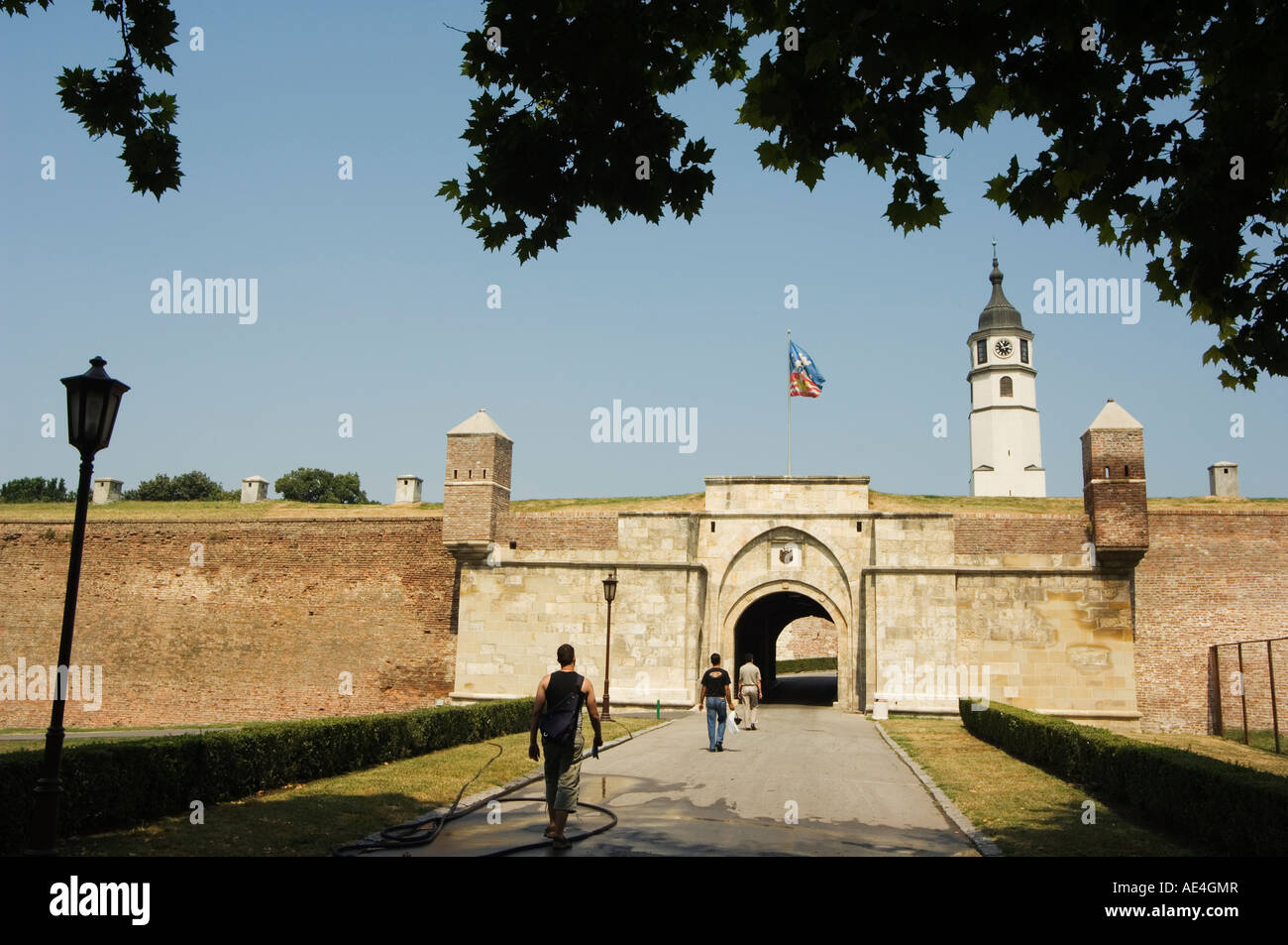 Grounds of the Kalemegdan Citadel, fortifications dating from Celtic