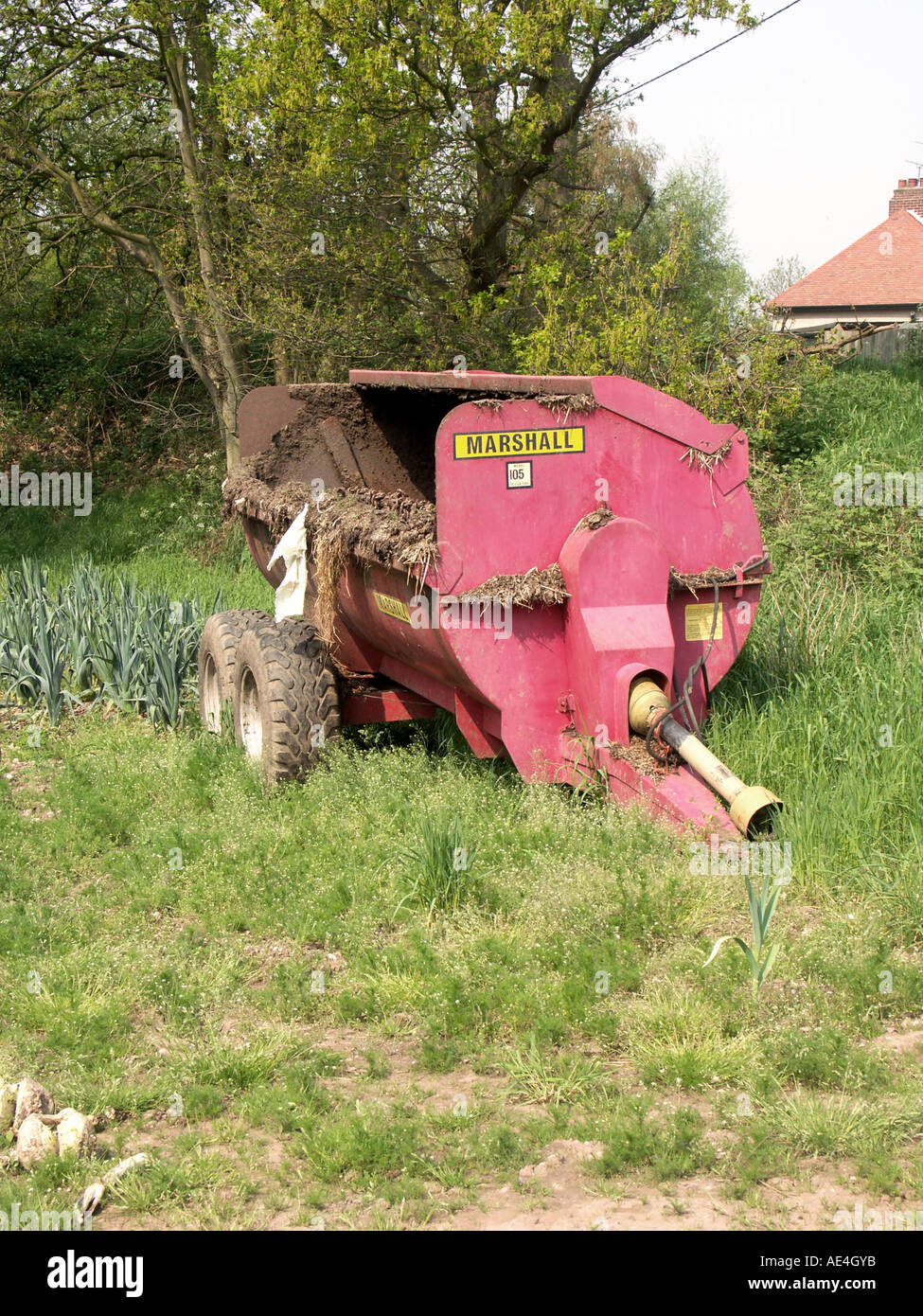 Muck Spreader 1 Stock Photo Alamy