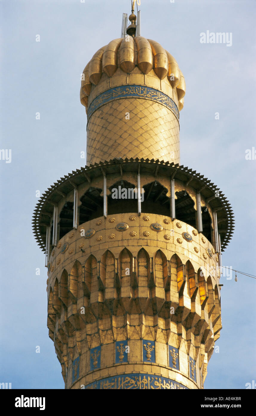 Minaret of the Al Askariya Mosque, Samarra, Iraq, Middle East Stock Photo