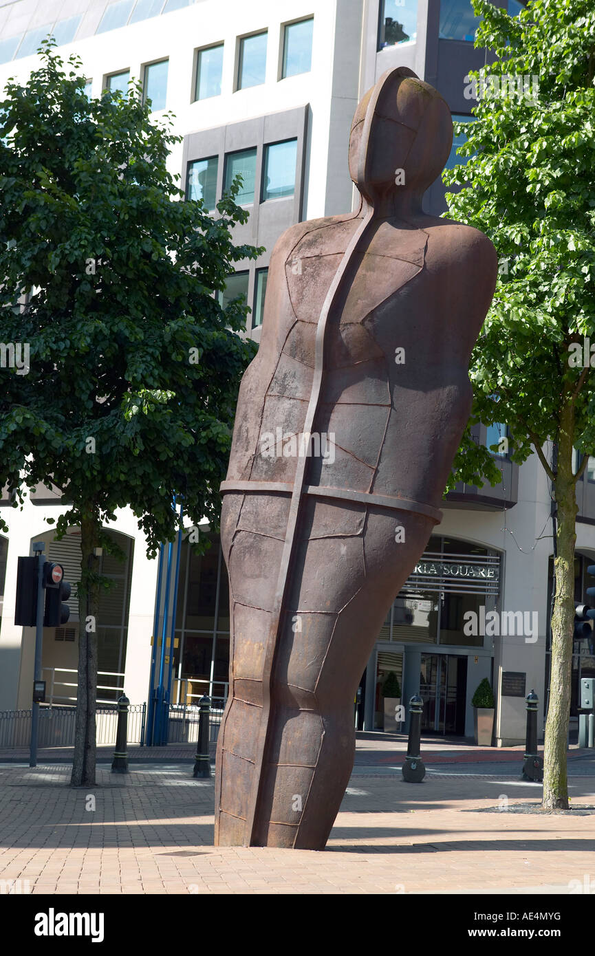 The Iron Man statue, New Street, Birmingham Stock Photo - Alamy