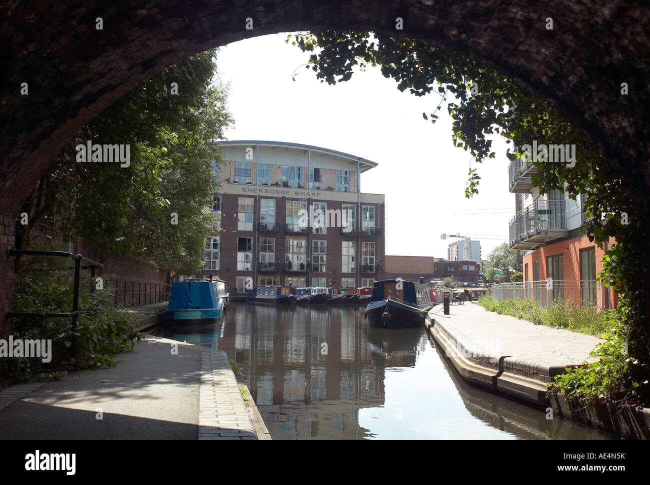 Sherborne Wharf housing, Birmingham UK Stock Photo Alamy