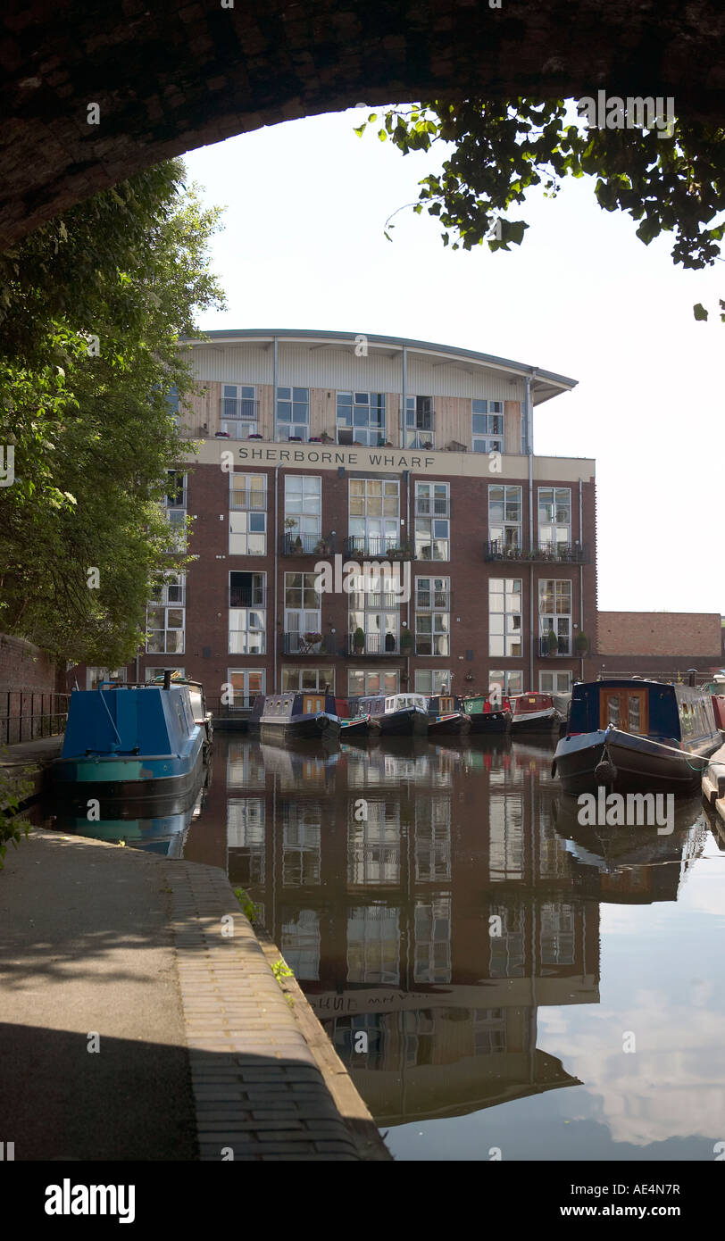 Sherborne Wharf housing, Birmingham UK Stock Photo Alamy