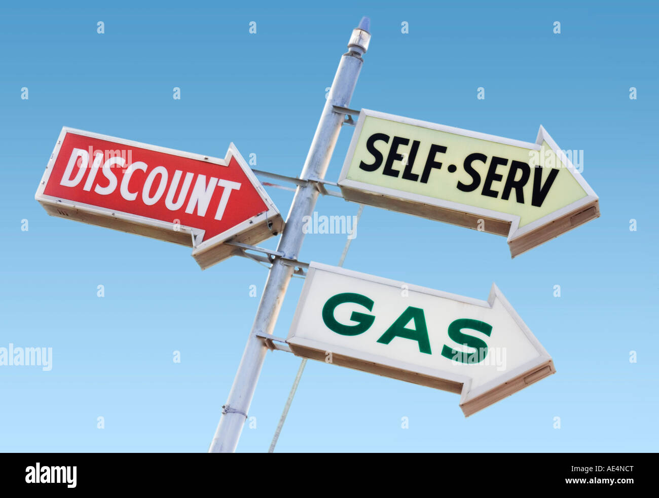 Gas station sign discount hires stock photography and images Alamy