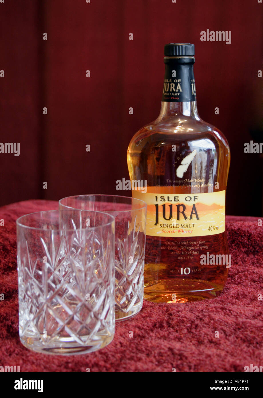 Bottle of jura whiskey hires stock photography and images Alamy