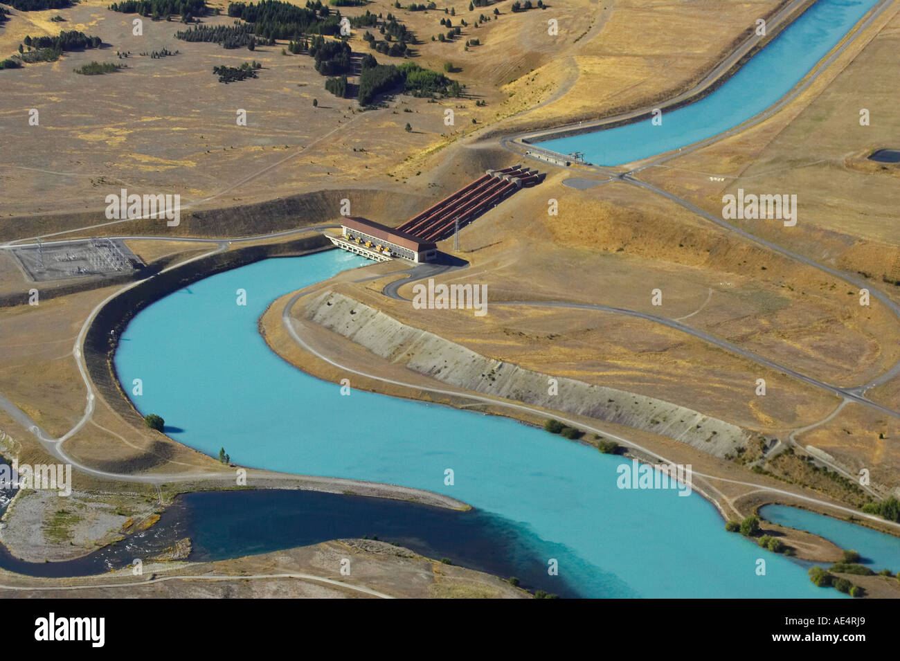 Ohau A Power Station near Twizel Mackenzie Country South Island New ...
