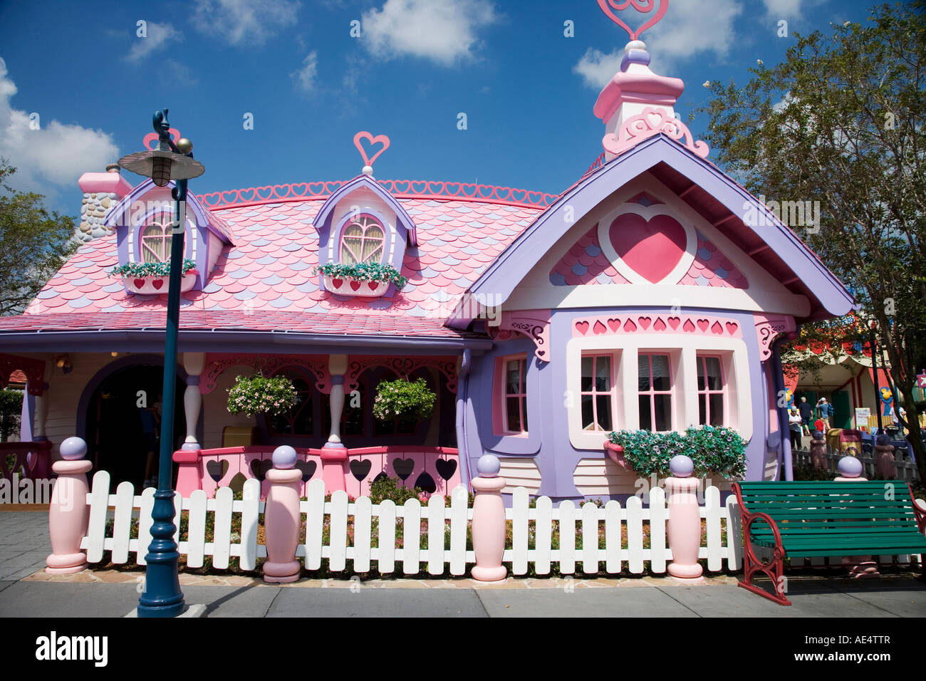 House of Minnie Mouse, Disney World, Orlando, Florida, United States of America, North America Stock Photo