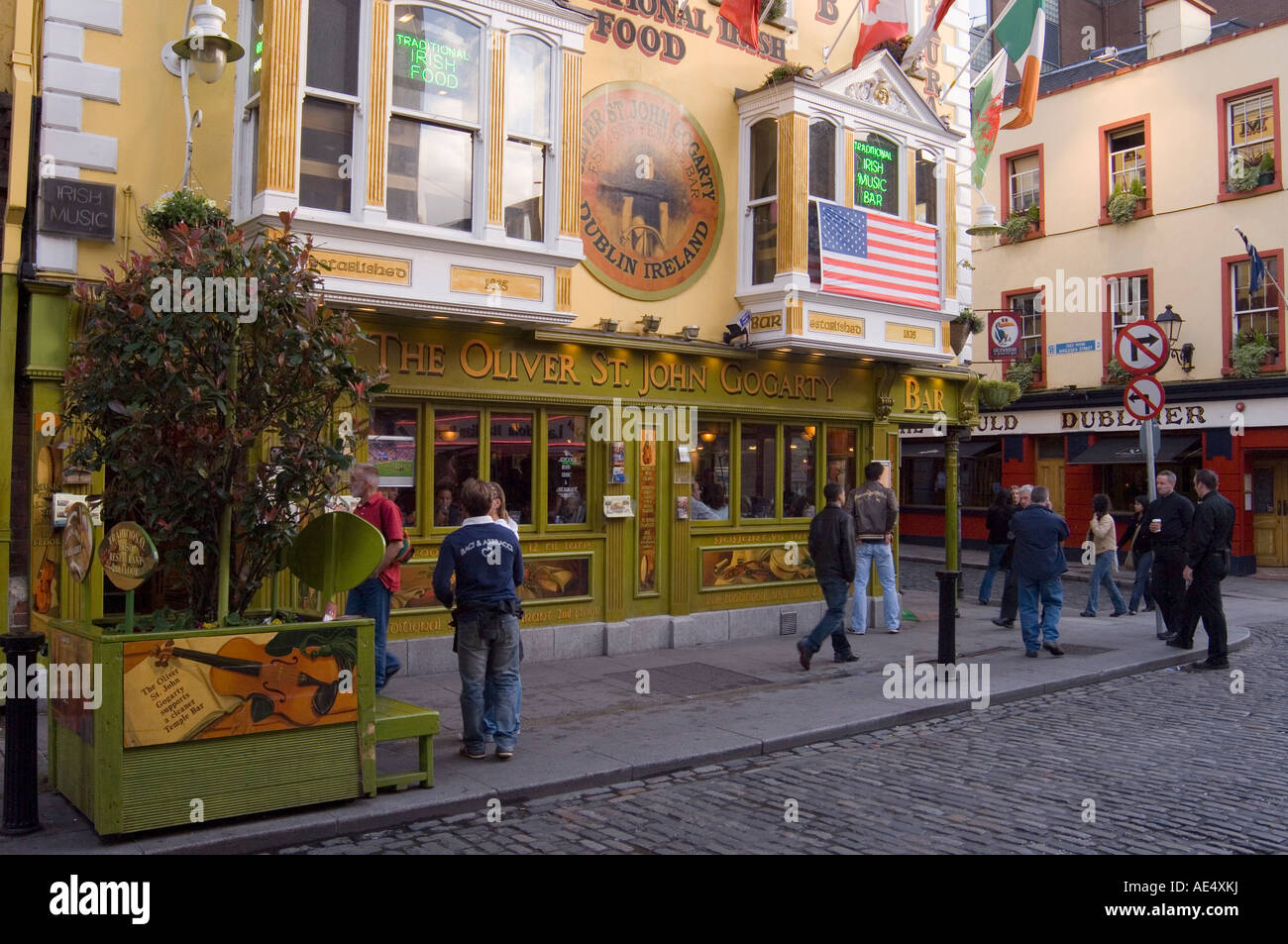 The Oliver St. John Gogarty pub, Temple Bar, Dublin, County Dublin, Republic of Ireland (Eire), Europe Stock Photo