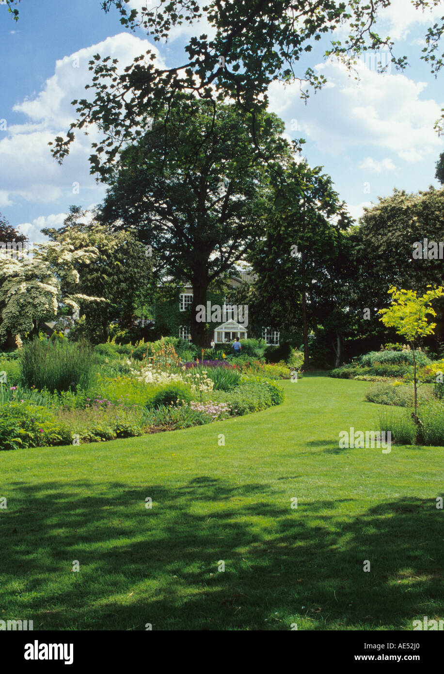 Gardens At Bressingham in Norfolk Uk Stock Photo
