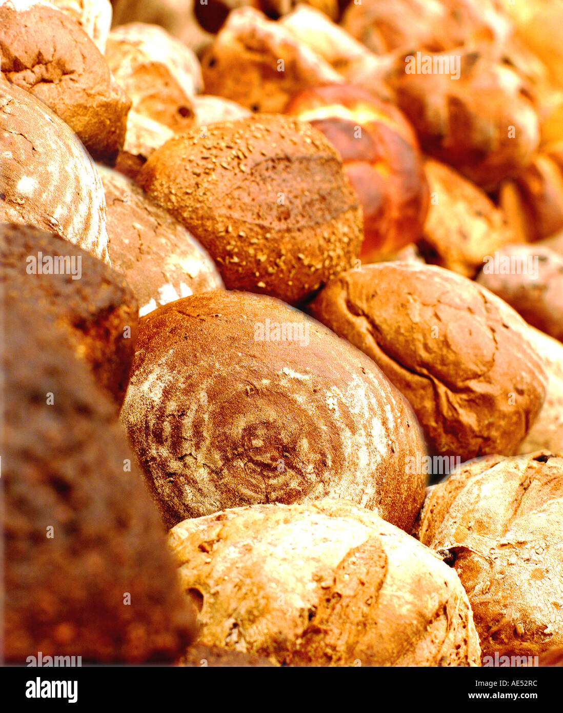 Bread selection Stock Photo