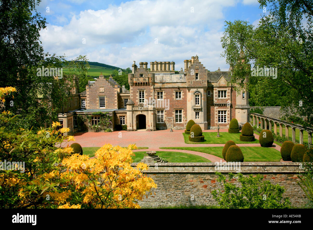 UK Scotland Borders Kelso Abbotsford House home of Sir Walter Scott