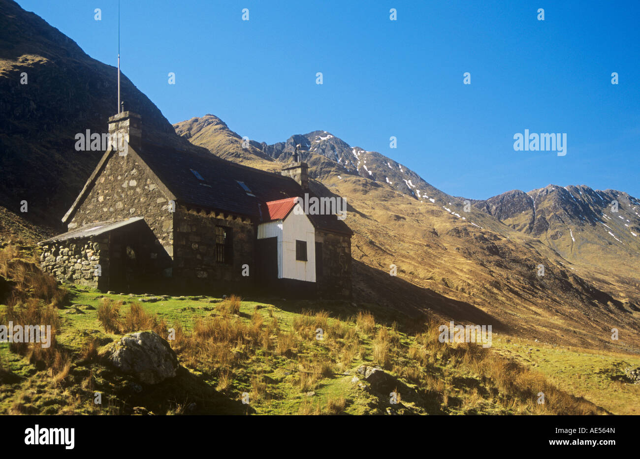 Bothy, Gleann Lichd Stock Photo - Alamy