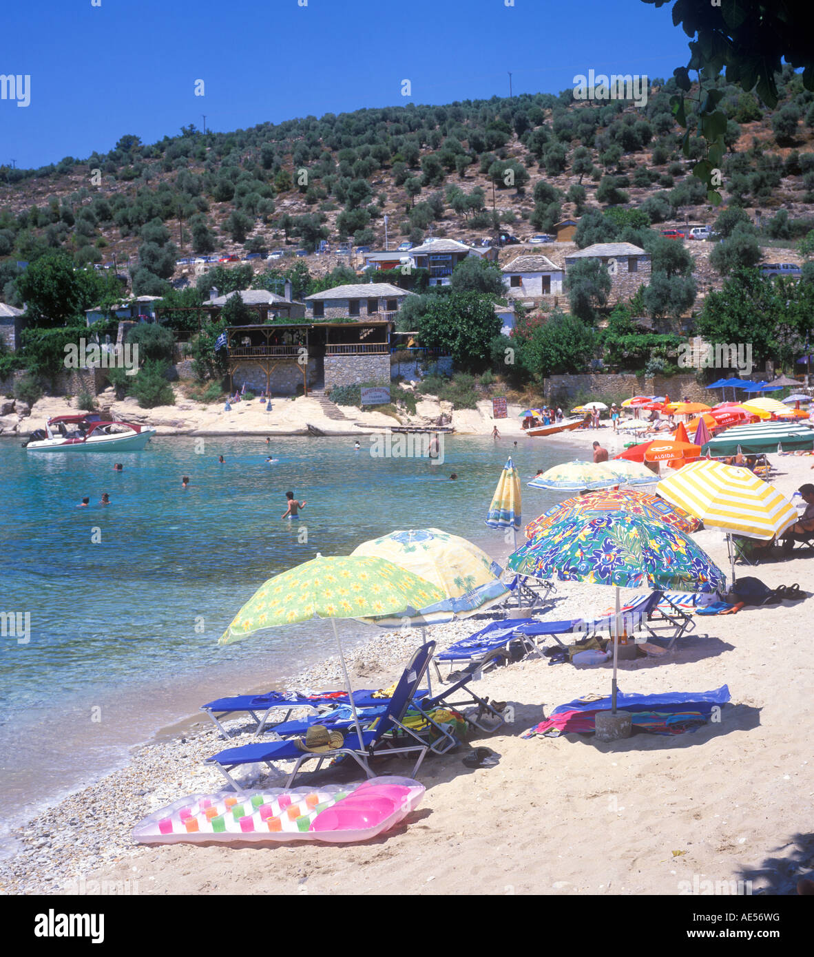 Mediterranean house on thassos island hi-res stock photography and ...