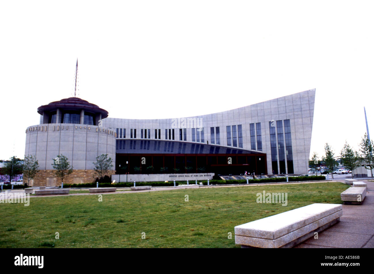 Nashville Tennessee Country Music Hall Of Fame and Museum Exterior Stock Photo