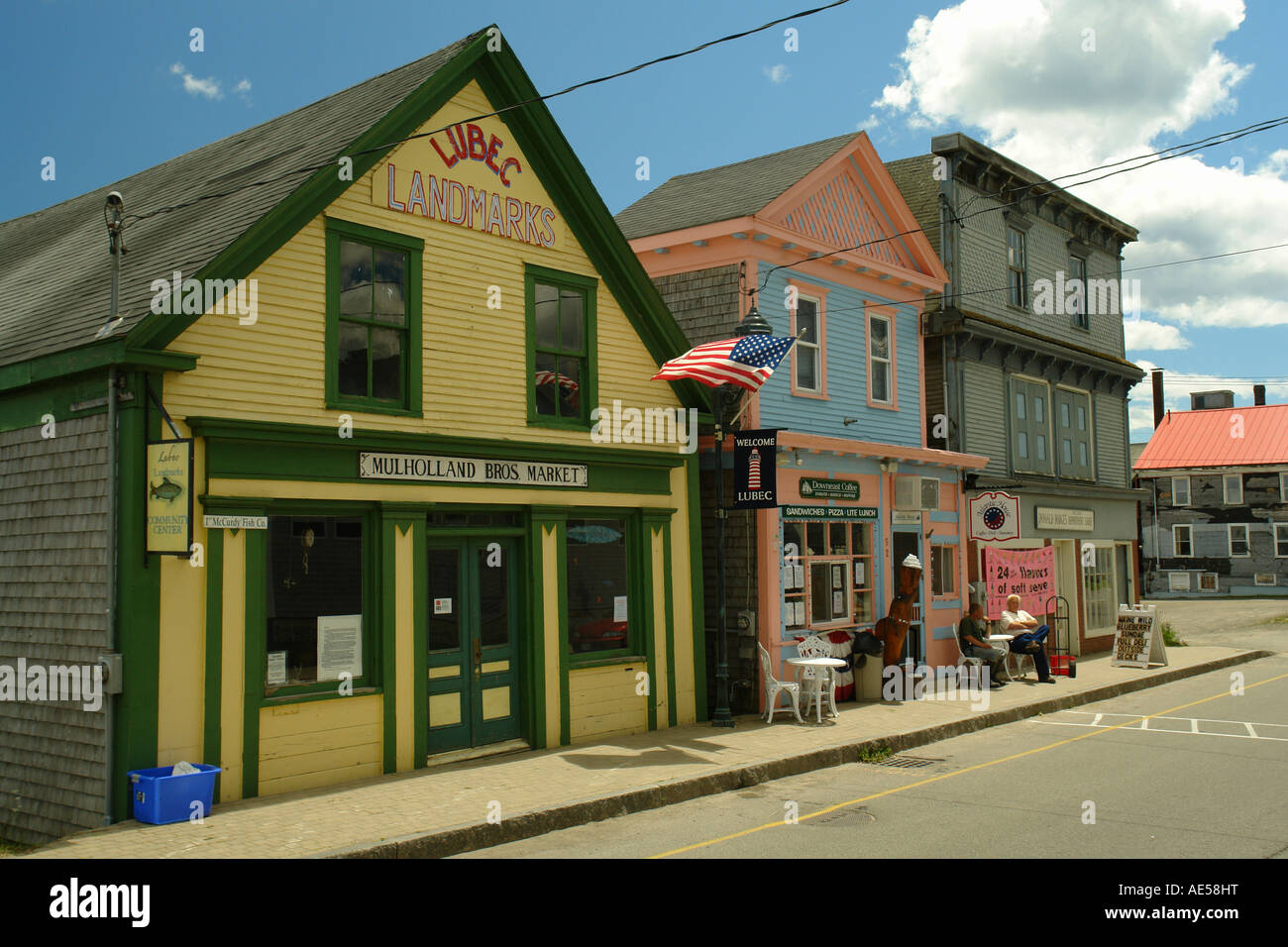 Downtown lubec maine usa hires stock photography and images Alamy