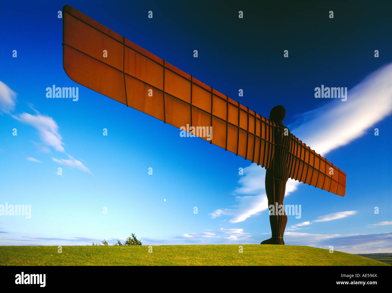 Daytime view of the Angel of the North, Gateshead, Tyne and Wear Stock ...