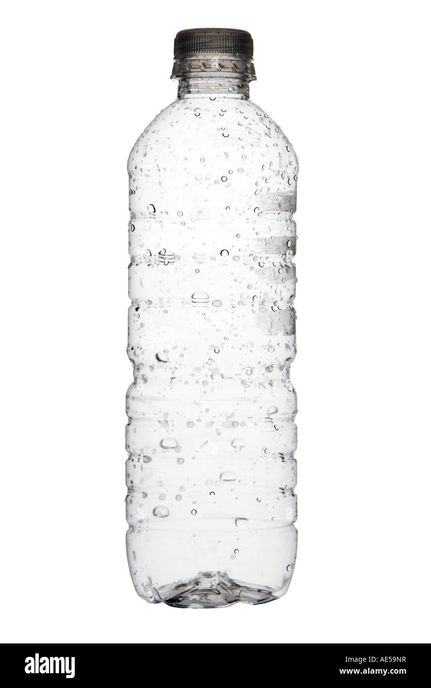 empty water bottle on white background Stock Photo Alamy