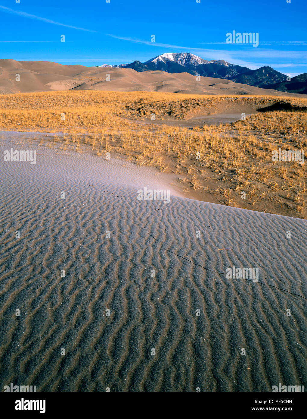 Great Sand Dunes National Park & Preserve Colorado USA Stock Photo