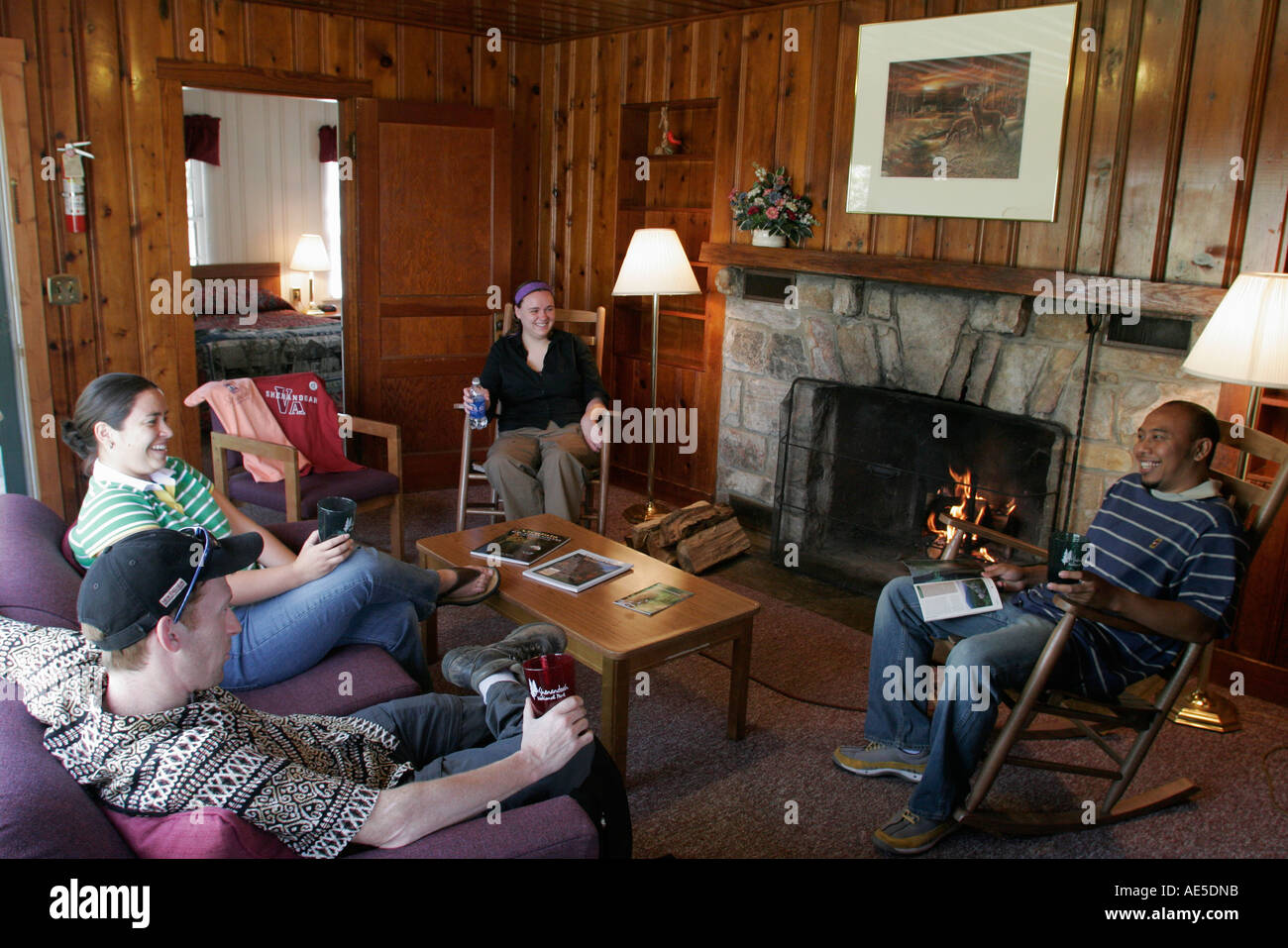 Shenandoah National Park Cabin High Resolution Stock Photography And Images Alamy