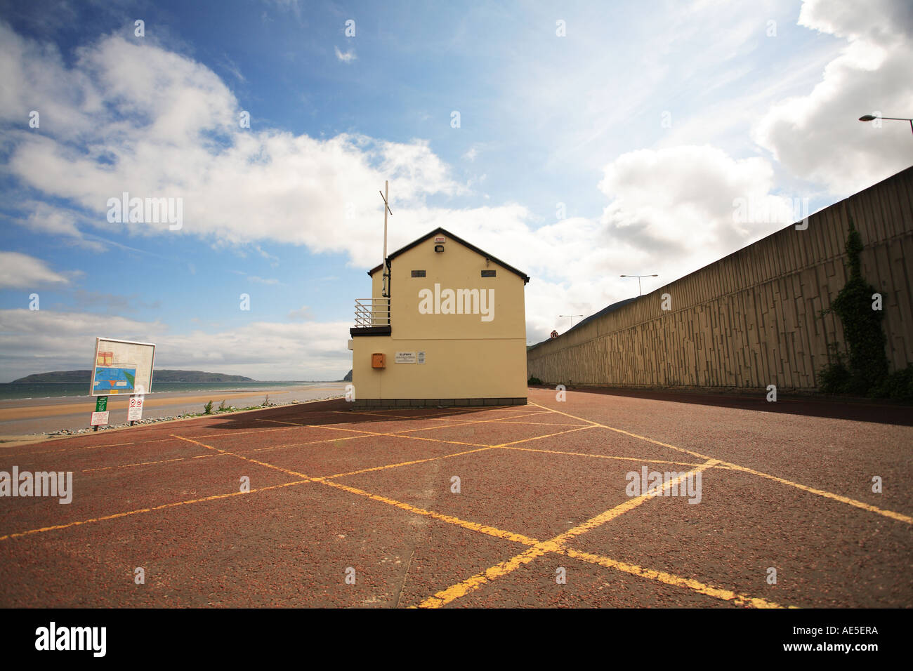 Sailing Club House, North Wales Stock Photo Alamy