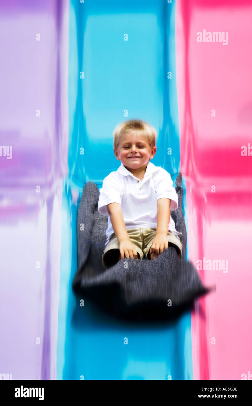 Boy at carnival Stock Photo - Alamy