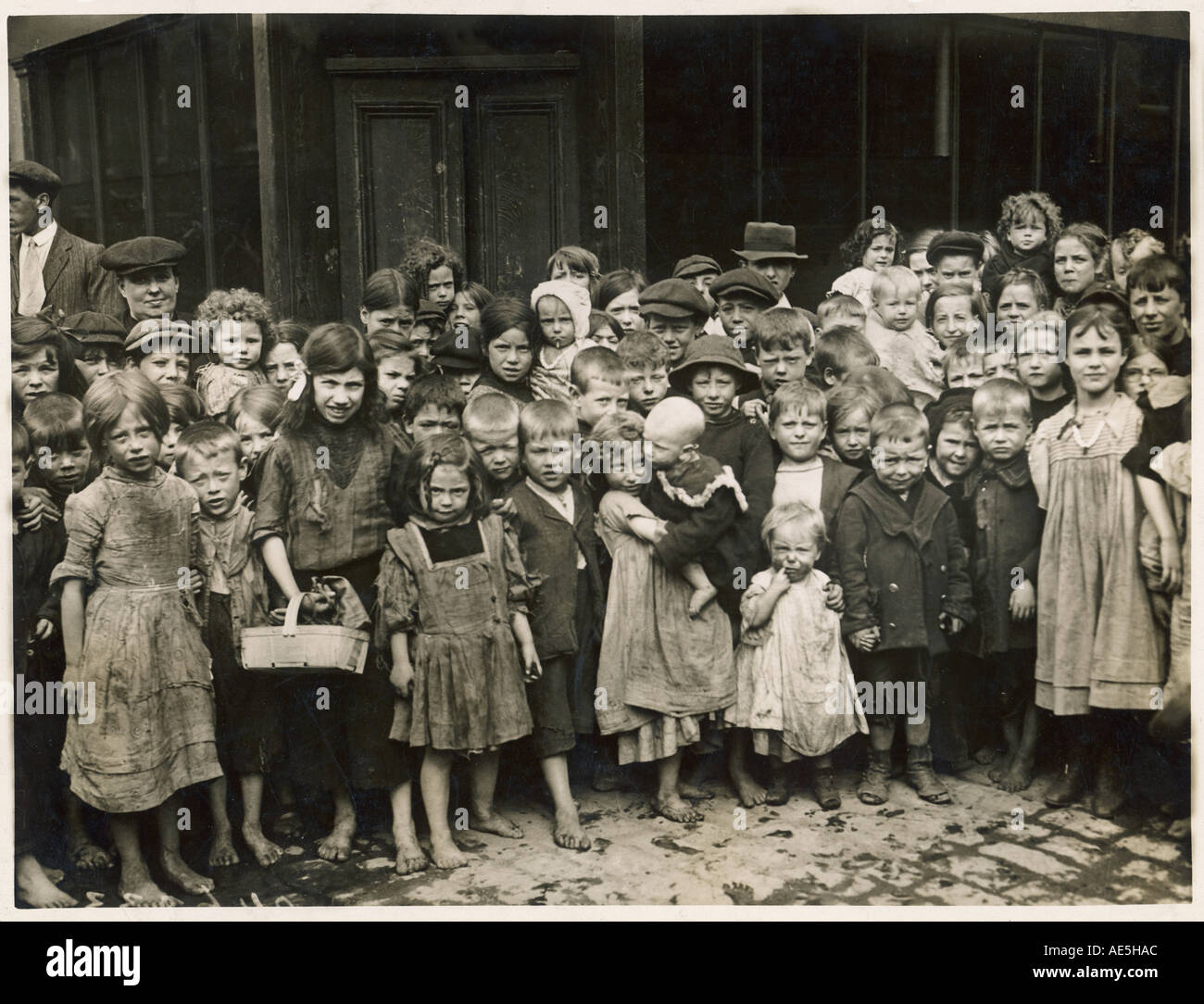 Slum Children Stock Photo