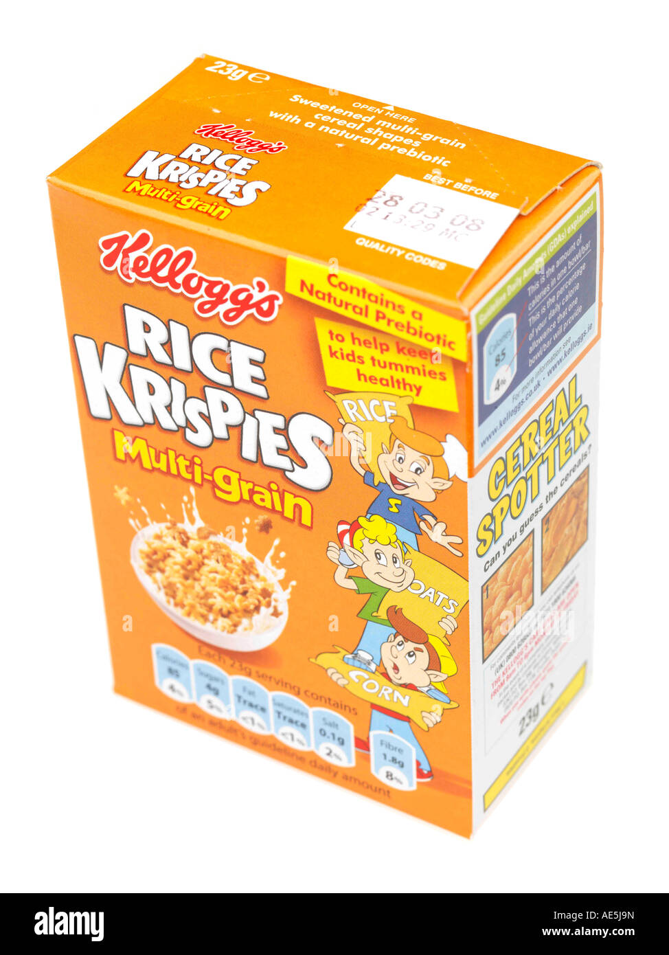 Rice breakfast cereal multi grain kellogs hires stock photography and