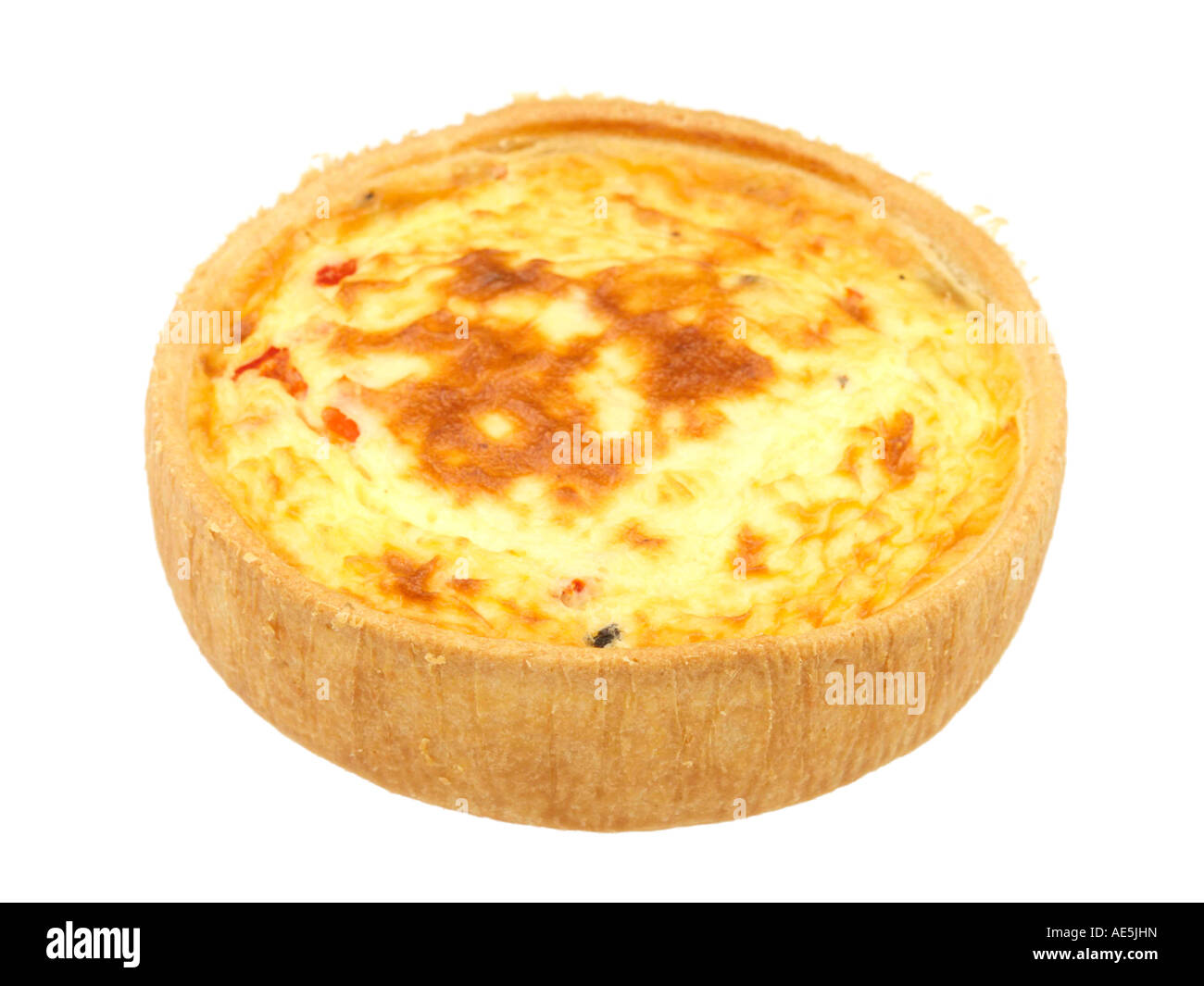 Sweetfire Pepper Feta and Olive Quiche Stock Photo Alamy