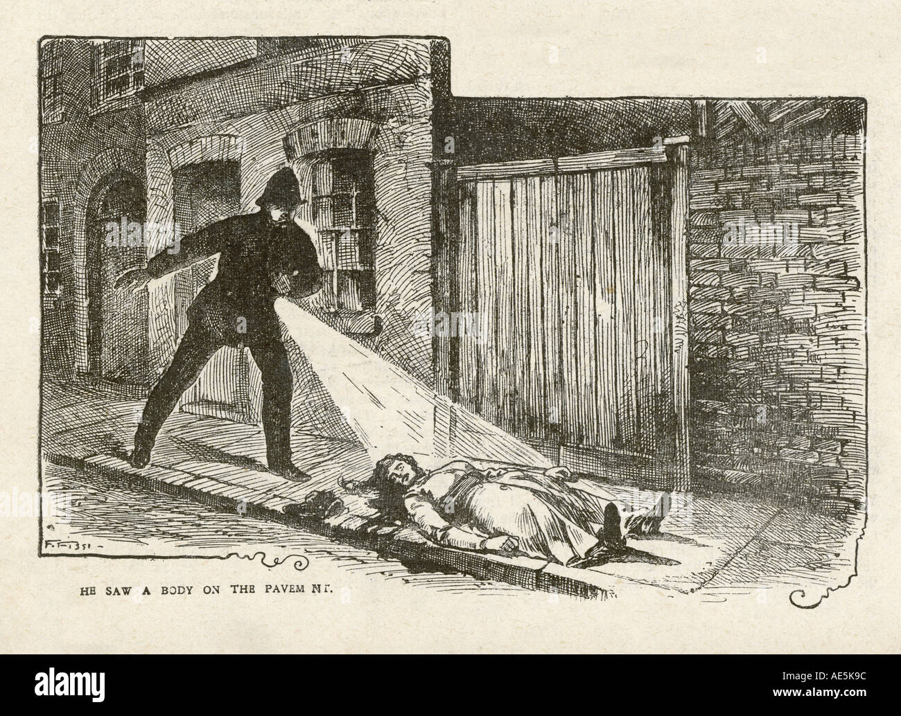 Jack The Ripper victim Mary Ann Nichols Stock Photo