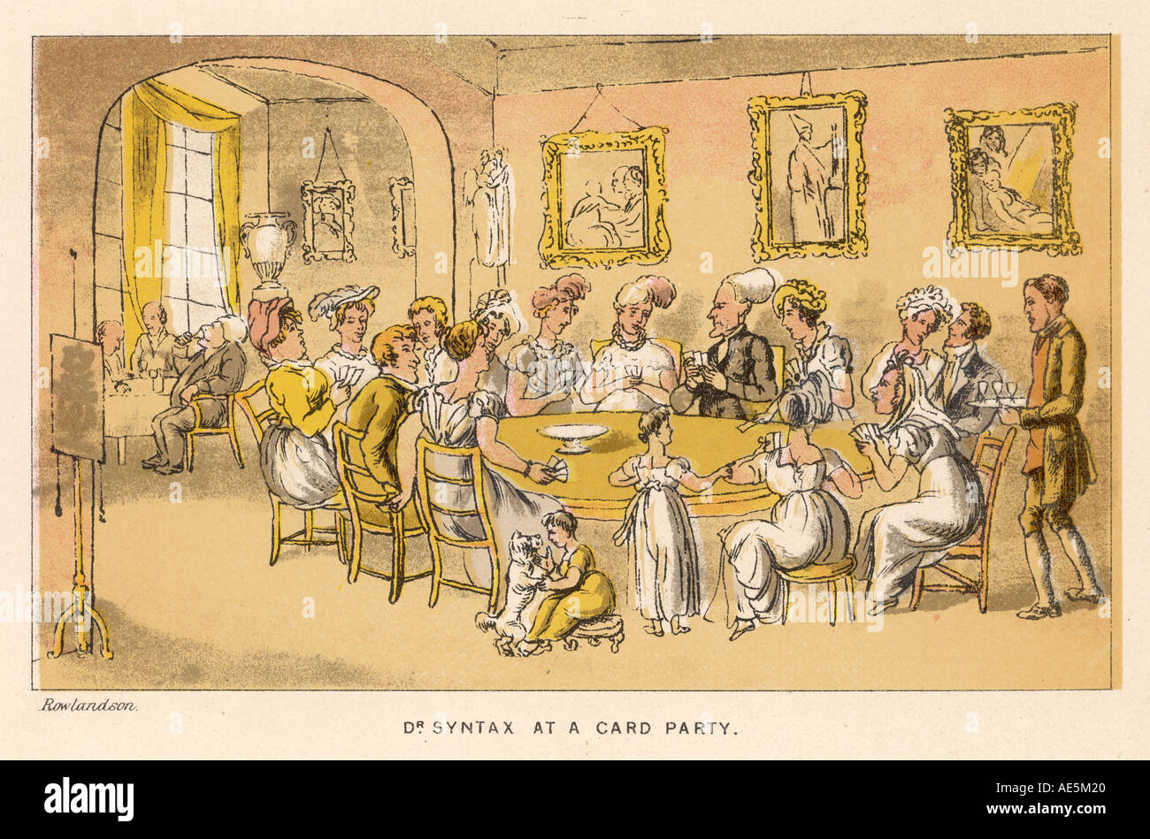 Rowlandson Syntax Cards Stock Photo - Alamy